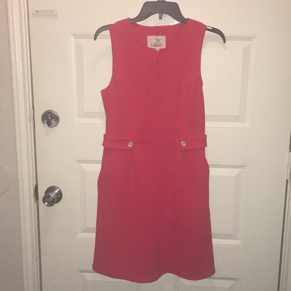 Tabitha Red Shift Dress